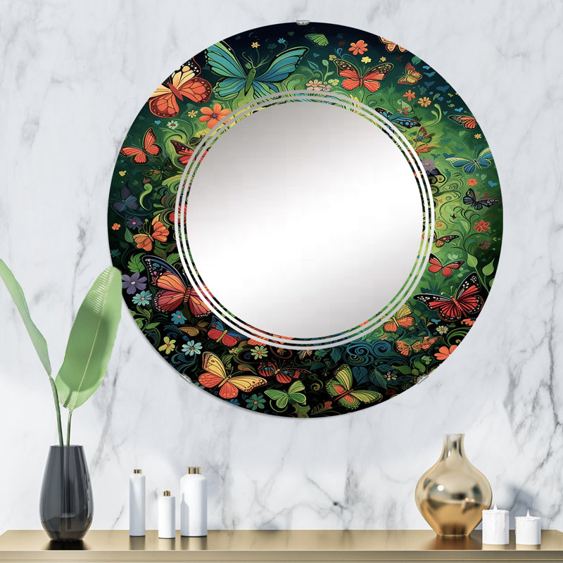 Miroir mural Weires, 32 po x 32 po