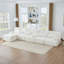 Canapé surdimensionné surdimensionné de 161,8 po Canapé en forme de L Canapé-130191687-130191688