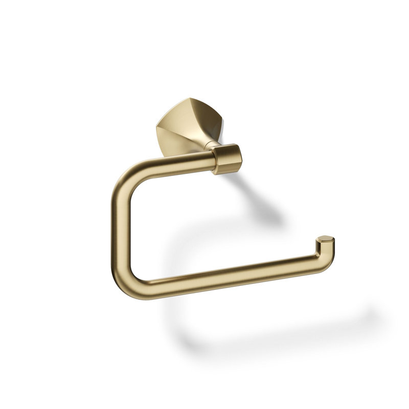 Occasion Towel Ring, Vibrant Brushed Moderne Brass
