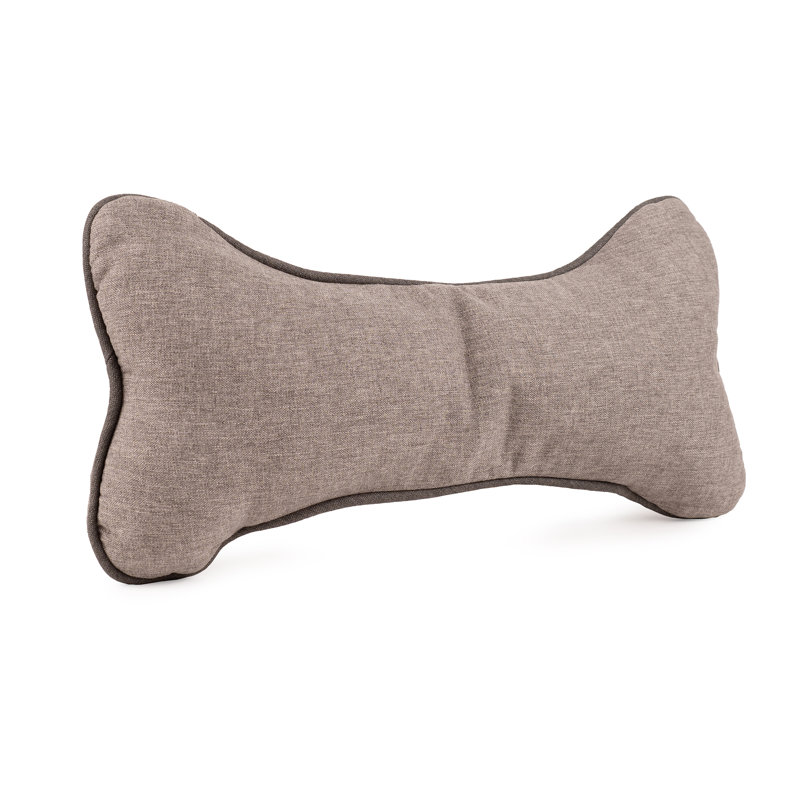 Coussin GreenDog Luxe, Gris clair, L / XL (l 19 po x H 10 po)
