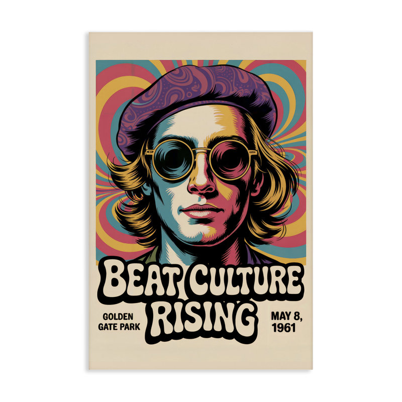 Affiche Beat Beat, conception par Andreas Magnusson, H 24 po x l 16 po