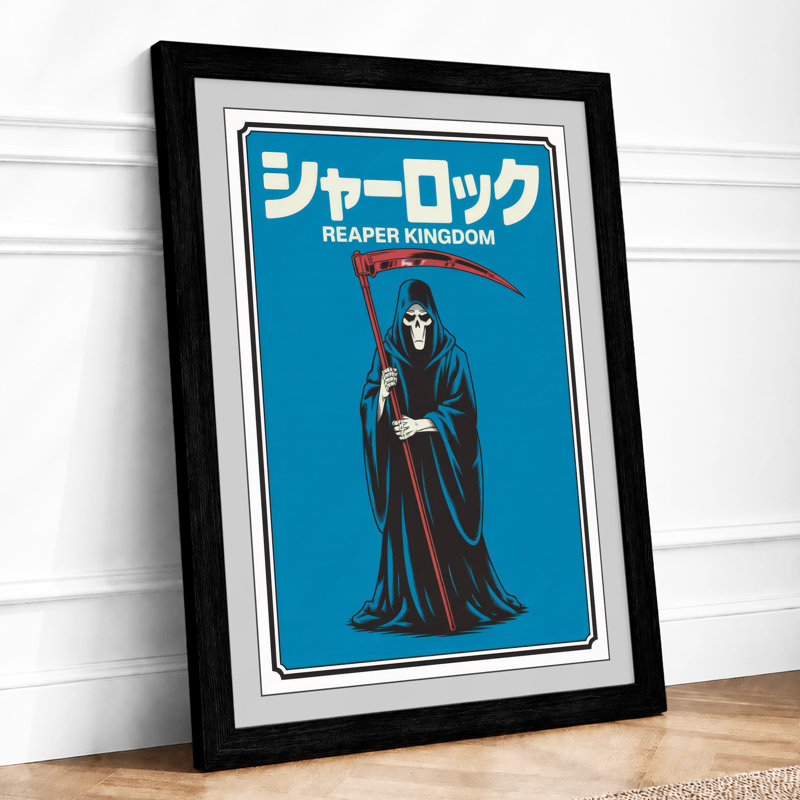 Reaper Kingdom Graphic - Print, Black, A3 - 42.0 x 29.7 cm