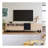 Modern TV Stand For 80'' TV With Double Storage Space, Media Console Table, Entertainment Center With Drop Down Door For Living Room, Bedroom, Home Theatre-456272265