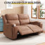 Canapé inclinable électrique en cuir Menges-106872473-106872472
