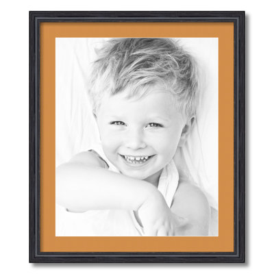 Wood Matte Picture Frame with Mat