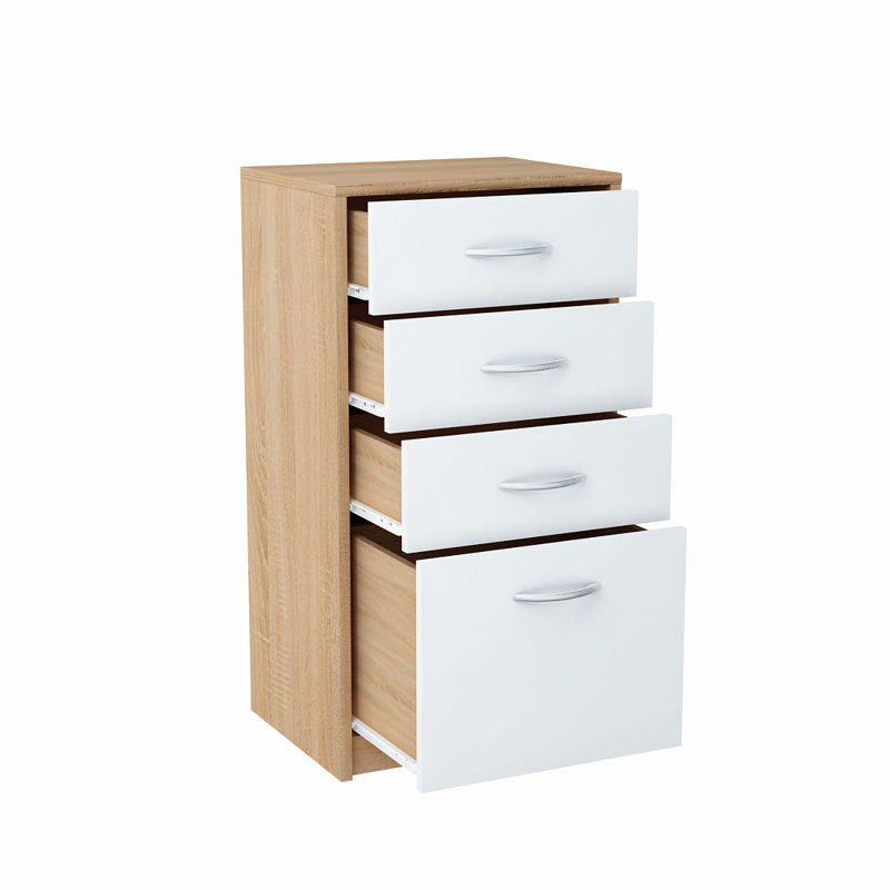 45cm Sideboard, Sonoma/White