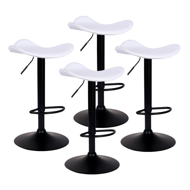 Tabouret de bar Morgan, Blanc, 3