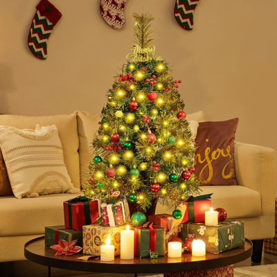 4 Pack Little Xmas Tree