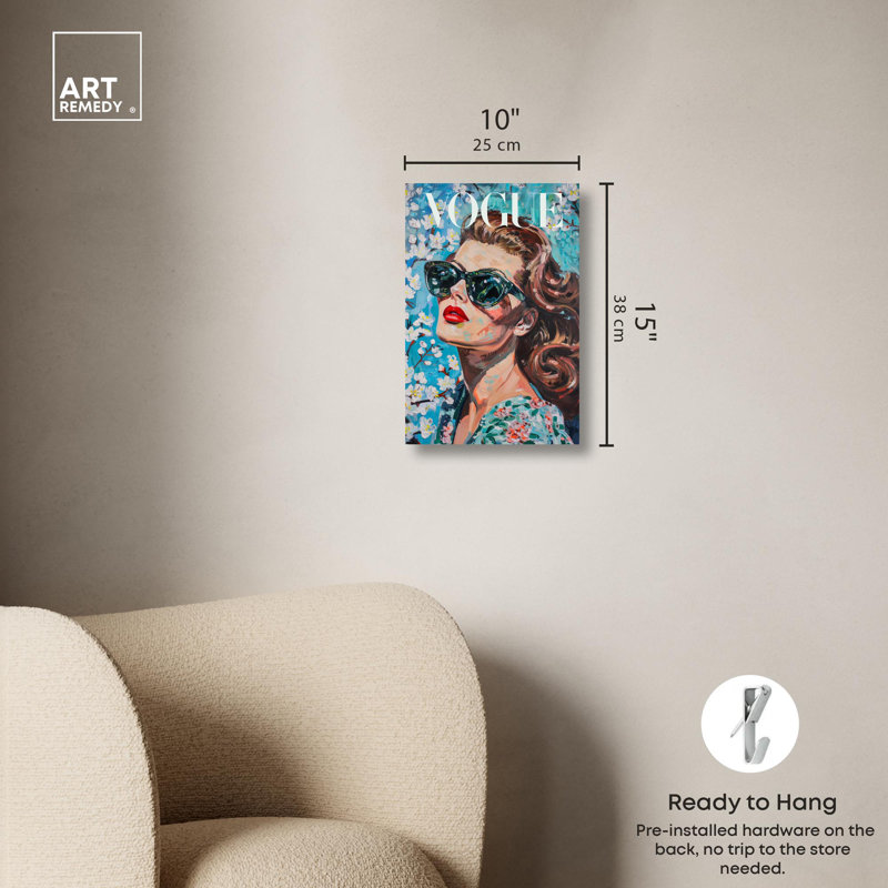 «Autumn Blossom Icon» par Art Remedy, H 15 po x l 10 po, Toile tendue, Toile tendue
