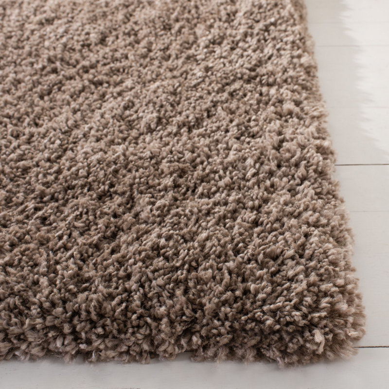 Chiles Royal Shag Performance Solid Color Rug, Rectangle 5'3" x 7'6"
