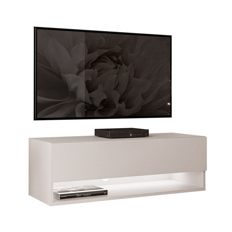 Christionna Calante Wall Cabinet with LED Lighting, Cashmere