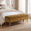 Banc de rangement rembourré en velours Kajana-1744313858