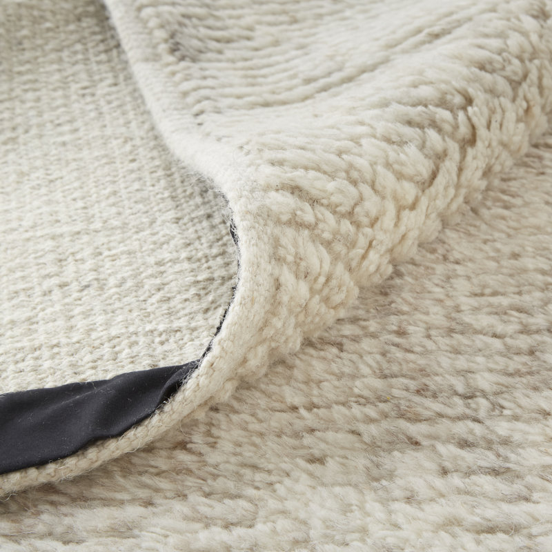 Tapis rectangulaire en laine Rhinelander, Rectangle 3 pi 6 po x 5 pi 6 po