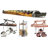 Signature 45" Oval Ceiling Pot Rack with Tigerwood & 18 Hooks