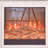 Burlywood + White Solid Wood Freestanding Fireplace