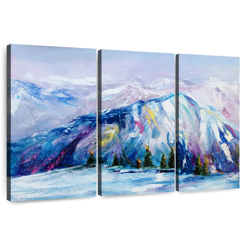 Alvord Blue Ridge Mountains Oil, 48" H x 74" W