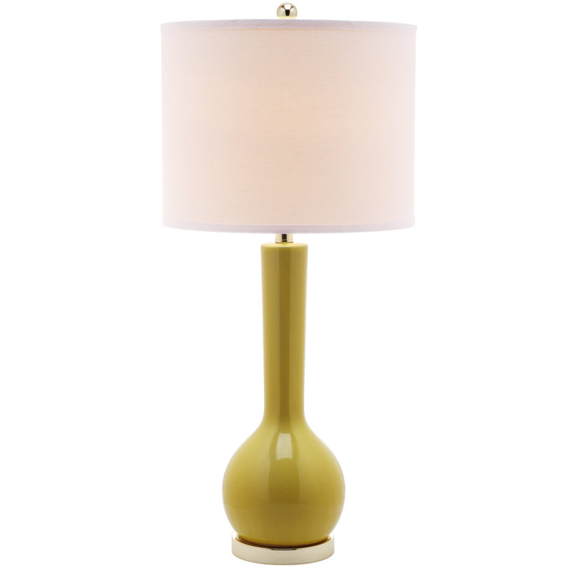 Mcnally Ceramic Table Lamp, Mustard Yellow