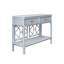 Two Drawer Console with Decorative Back Rattan-784293374