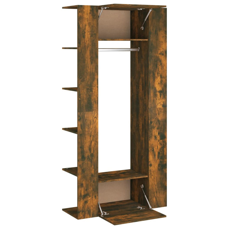 Lento 97.5cm Clothes Storage System, Smoked Oak