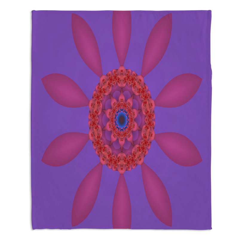 Hand Woven Throw Blanket, 51" x 60"