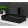 24" L x 13.5" W Rectangular Vessel Sink Rectangular Ceramic Bathroom Sink Above Counter Vessel Sink