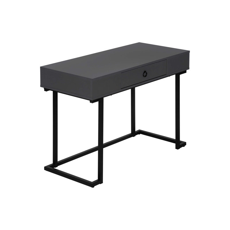 Bureau d'ordinateur, Gris/noir