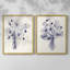 Impression coquelicots bleu marine I-Premium - prêt à accrocher - aucun clou requis - aucun clou requis-1620070847-1620070846