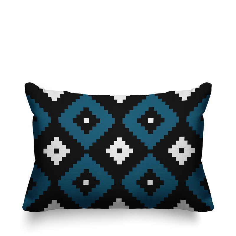 Coussin intérieur / extérieur Nosi, Turquoise