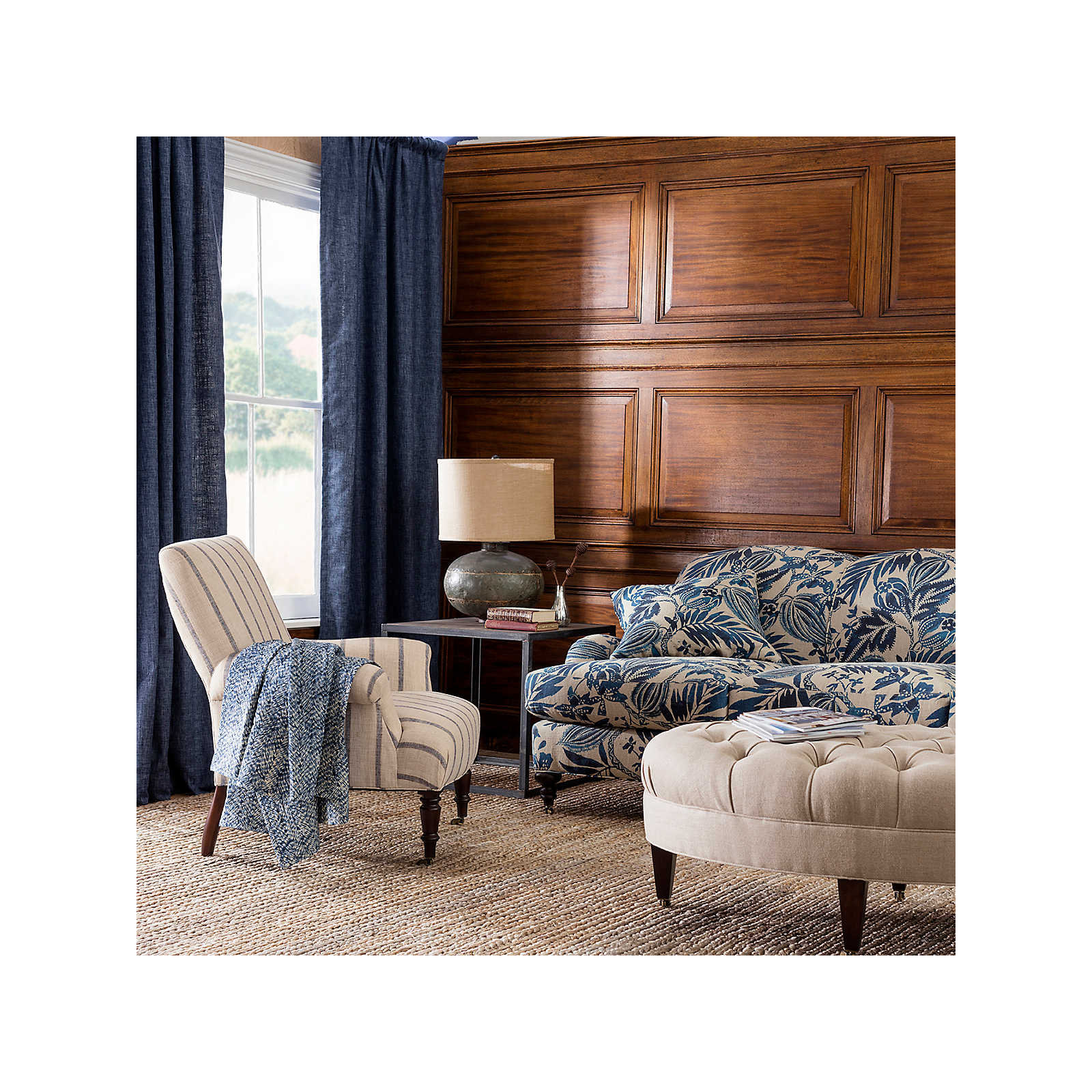 Jute Handwoven Natural Rug, Rectangle 6' x 9'