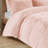Shaggy Long Fur Comforter - King/ King, Soft Blush King , Warm