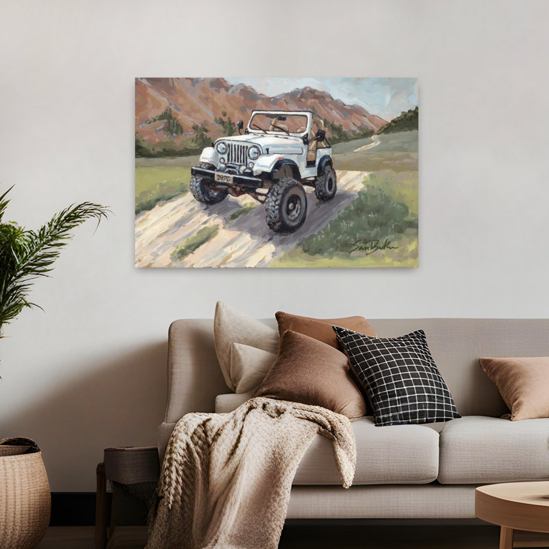 The Road Less Traveled Abstract Contemporary Art, paysage naturel, H 32 po x l 48 po