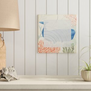 Highland Dunes Anchor Coral And Shells Underwater Whimsical Whale Print ...