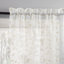 Paire de rideaux Wycoco à broderie métallique et ourlet passe-tringle transparents de Noël-272830850-273071705