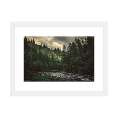 Pacific Northwest River And Trees by Nature Magick - Print