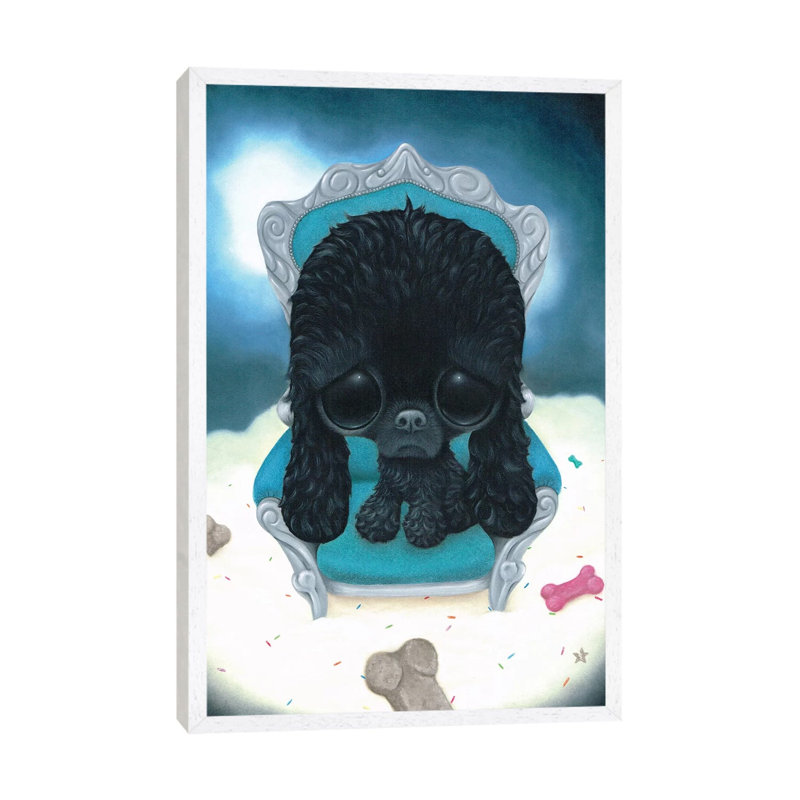 Cole 1 Piece Wall Art on Canvas, 66.04 cm H x 45.72 cm W, White Framed