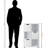 Lennox Storage Cabinet in White with Cutout Handles, 37.36'' H X 24.89'' W X 11.54'' D
