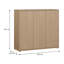 Saabir 20 Pair Shoe Storage Cabinet-335153045