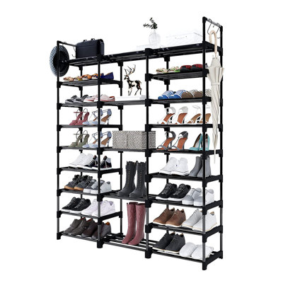 36 Pair Stackable Shoe Rack