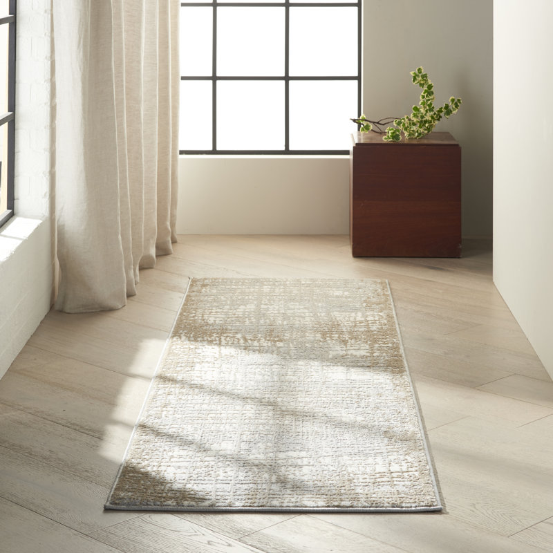 Rush Abstract Area Rug, Runner 69cm x 221cm