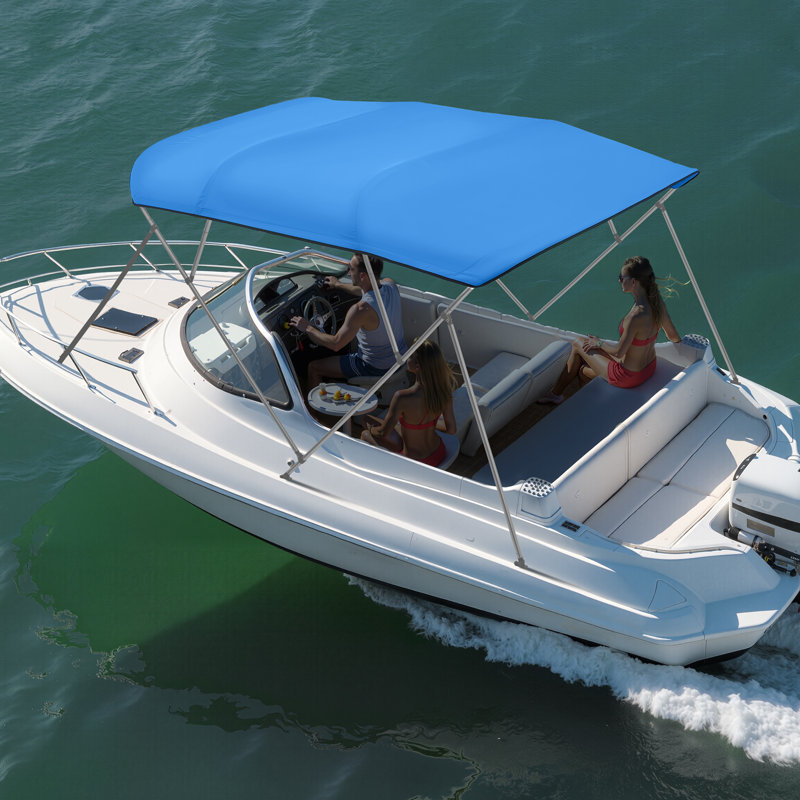 Mildew Resistant Watercraft Cover By VEVOR, 1.5cm H x 244.1cm W x 271cm D, Pacific Blue