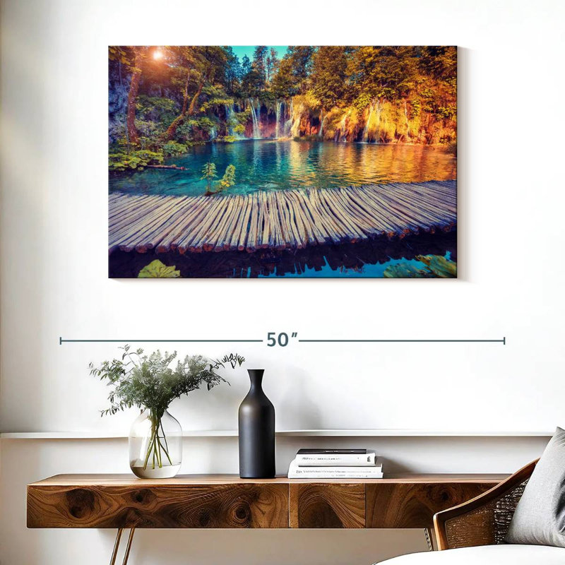 Alvord Croatian Waterfall, 26" H x 39" W