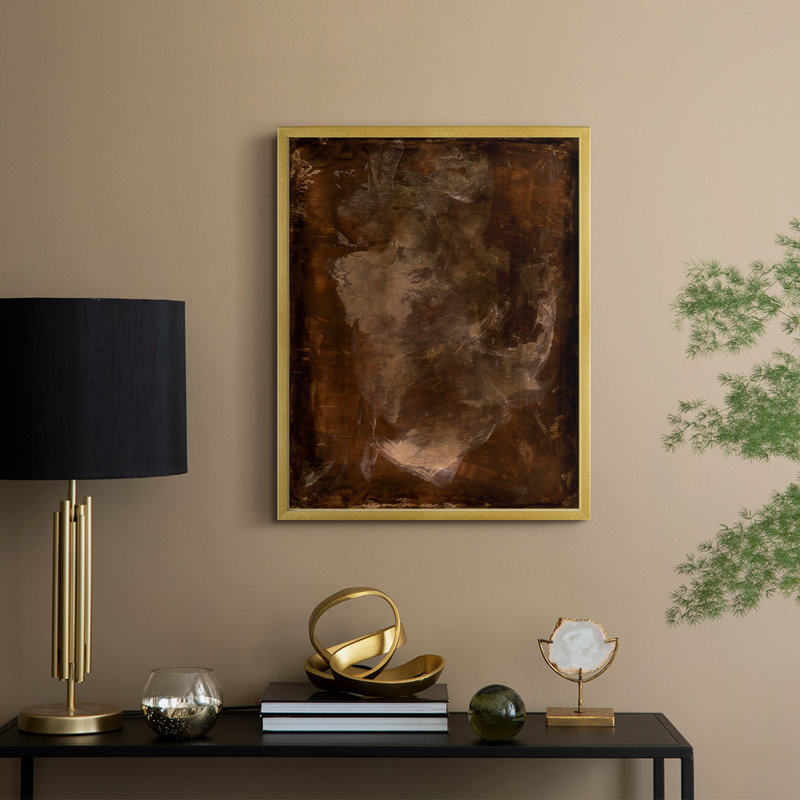 Rusty Steel I, reproduction encadrée - bois massif