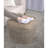 Ceasar Handcrafted Square Pouf, Taupe And Gold
