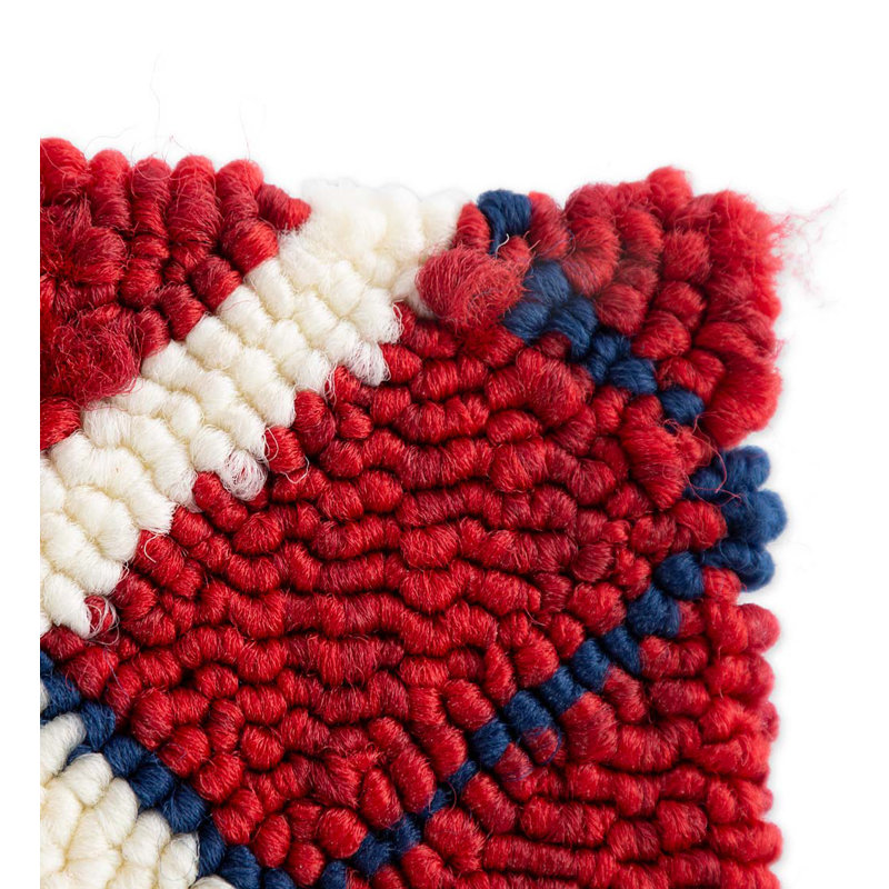 Tapis crocheté écossais intérieur / extérieur 24 po x 42 po
