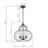 Narron 3 - Light Dimmable Globe Chandelier
