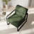 Wide Upholstered Vintage Accent Chair With Metal Frame Modern Soft Single Seat Armchair-2038884102