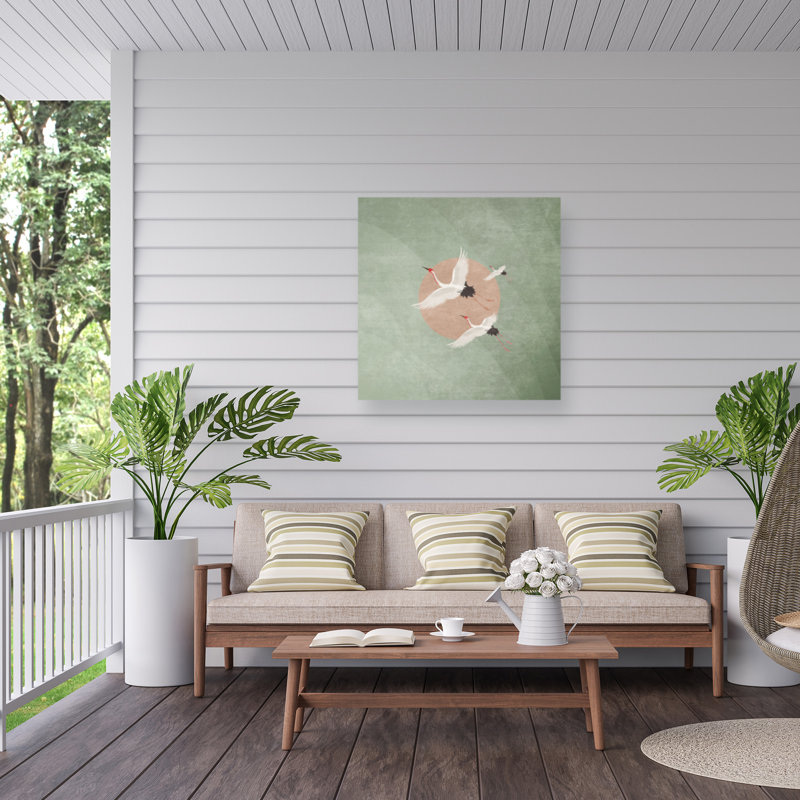 Bolognaise Turnalar Yosun Yesili sur toile, H 18 po x l 18 po