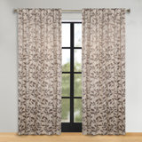 Leaves Machine Washable Room Darkening Blackout Curtains With Back Tabs by Superior