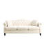 3 + velours beige - sièges 3 + 3 compacts et confortables-427750208