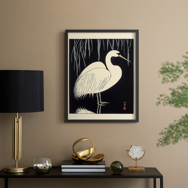 Reproduction encadrée de Animal XVII - prête à être accrochée - fabriquée aux États-Unis, H 10 po x l 8 po, Noir
